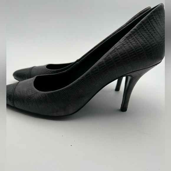 Tory Burch black‎ heels- 8M - Picture 4 of 12